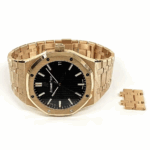 Audemars Piguet Royal Oak 41mm Rose Gold with Black Dial Replica