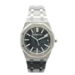 Audemars Piguet Royal Oak 41mm Stainless Steel with Black Dial Replica