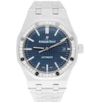 Audemars Piguet Royal Oak Automatic Factory Diamond Bezel Blue Dial 37mm Watch Replica