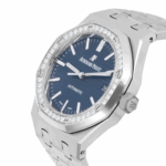 Audemars Piguet Royal Oak Automatic Factory Diamond Bezel Blue Dial 37mm Watch Replica