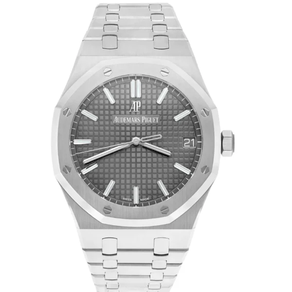Audemars Piguet Royal Oak Automatic Grey Dial Stainless Steel Men’s Watch Replica
