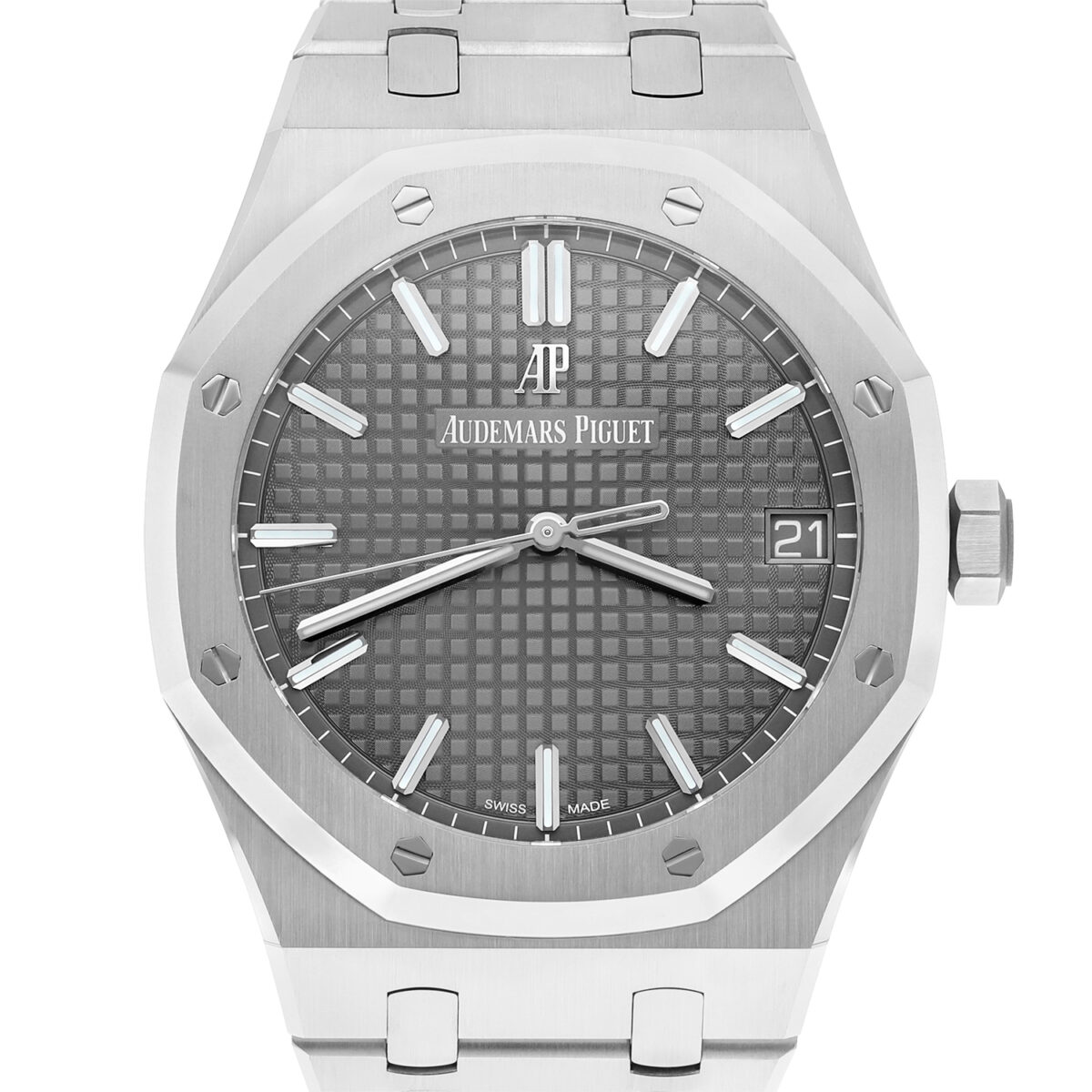 Audemars Piguet Royal Oak Automatic Grey Dial Stainless Steel Men’s Watch Replica