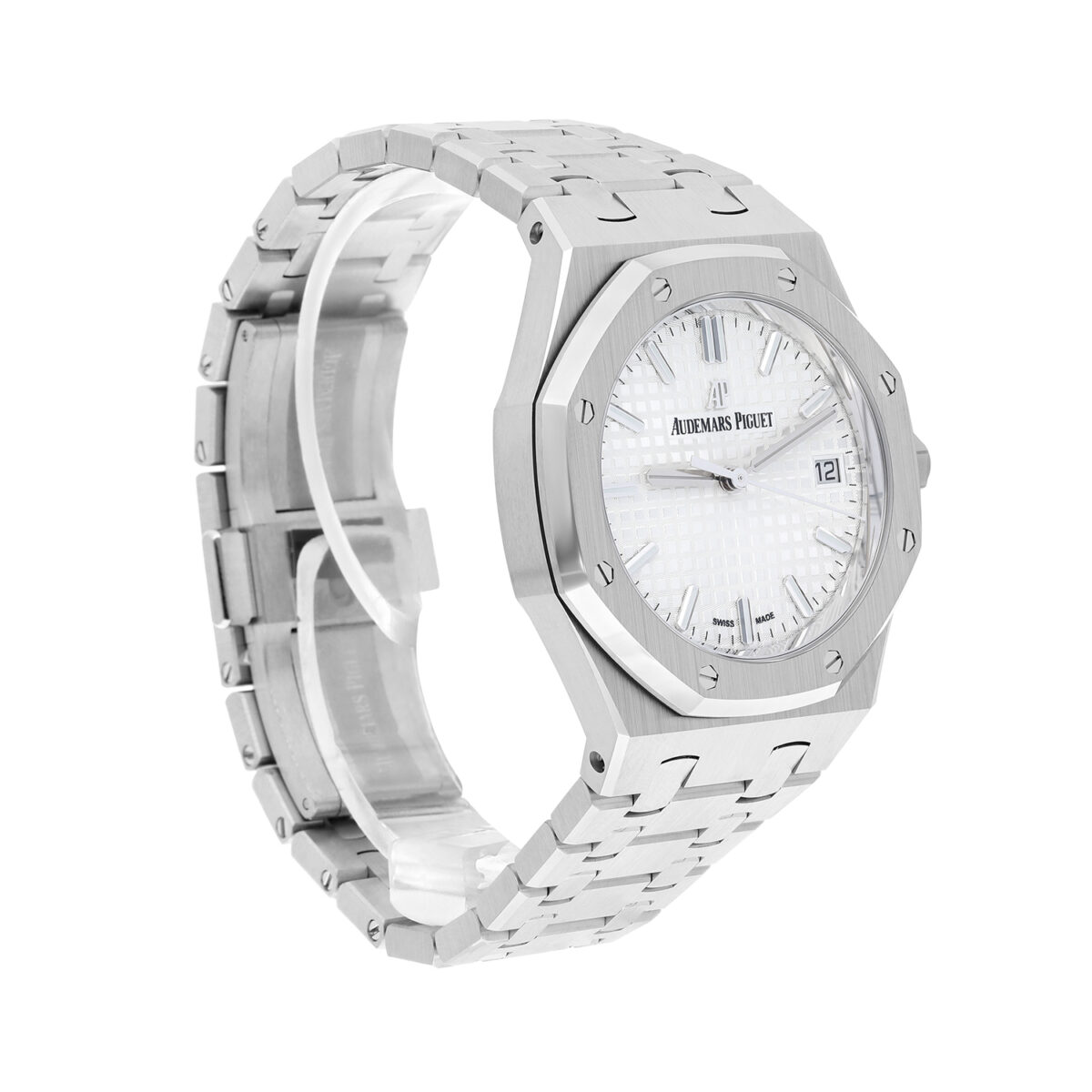 Audemars Piguet Royal Oak Automatic Silver Dial Stainless Steel 34mm Watch Complete Replica