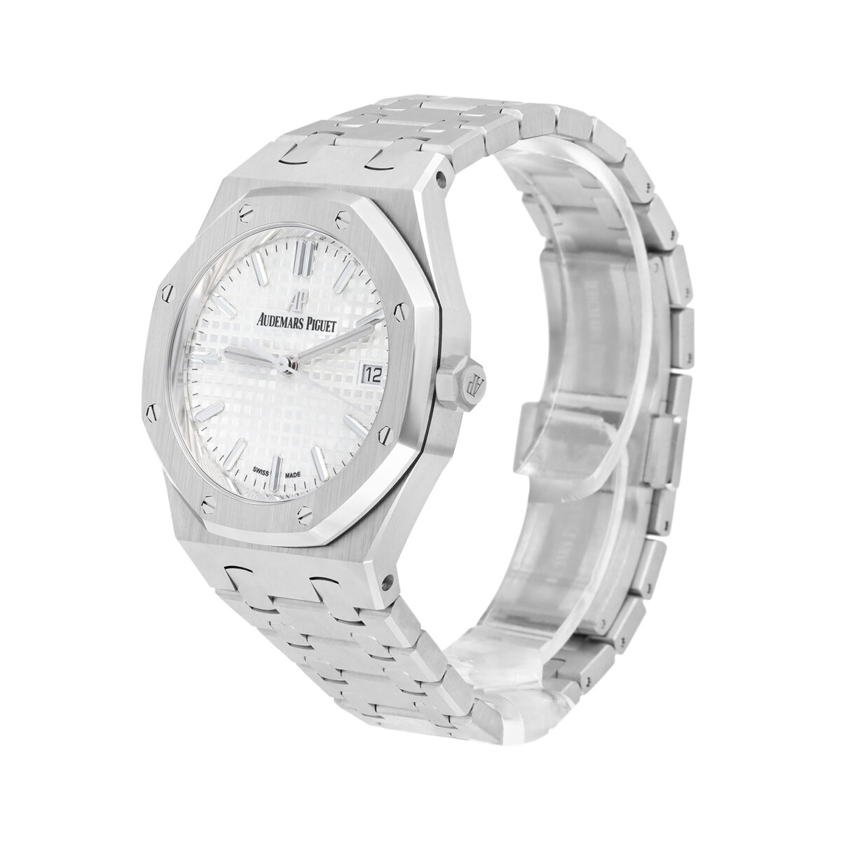 Audemars Piguet Royal Oak Automatic Silver Dial Stainless Steel 34mm Watch Complete Replica