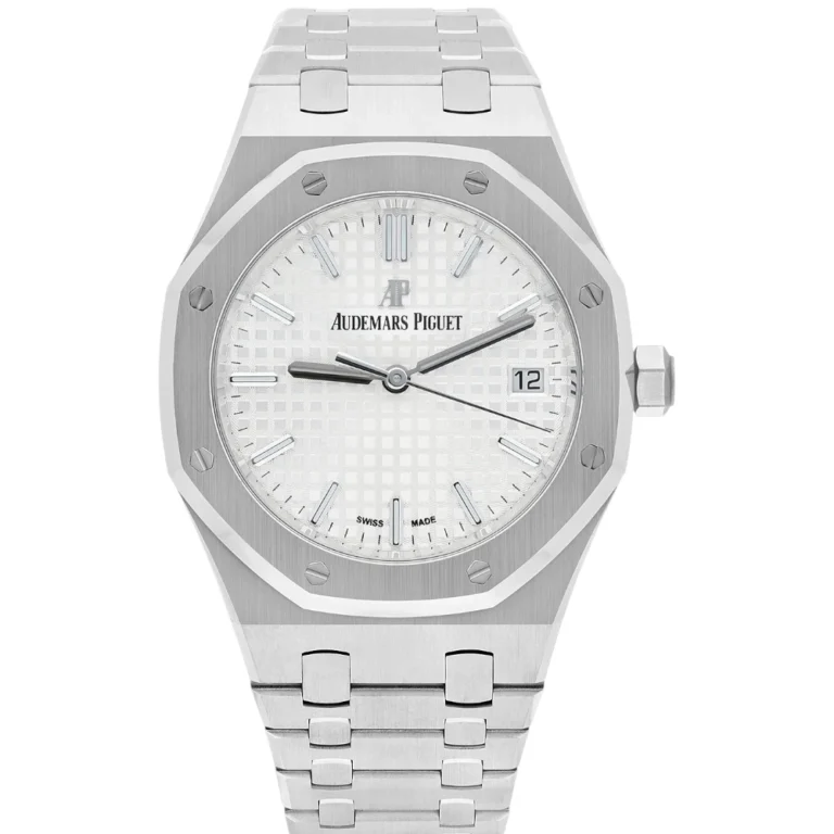 Audemars Piguet Royal Oak Automatic Silver Dial Stainless Steel 34mm Watch Complete Replica