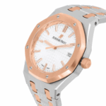 Audemars Piguet Royal Oak Automatic Silver Dial Stainless Steel and 18kt Rose Gold Watch Replica