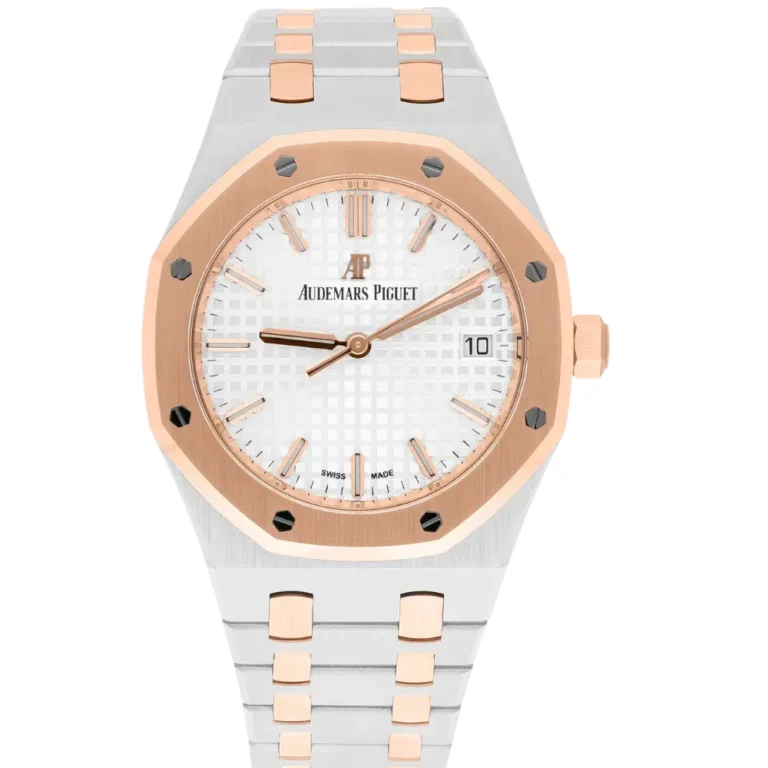 Audemars Piguet Royal Oak Automatic Silver Dial Stainless Steel and 18kt Rose Gold Watch Replica