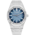 Audemars Piguet Royal Oak Blue Index Dial White Gold Replica
