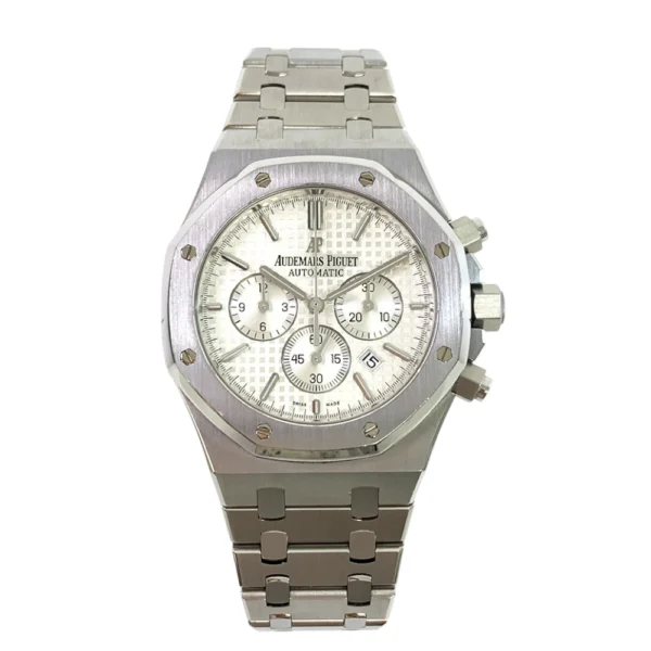 Audemars Piguet Royal Oak Chrono 41mmStainless Steel Watch Silver Dial Replica