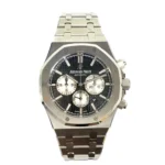 Audemars Piguet Royal Oak Chrono Black Dial Stainless Steel Replica