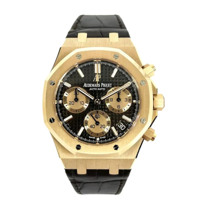 Audemars Piguet Royal Oak Chronograph 41mm Rose Gold with Brown Dial Replica