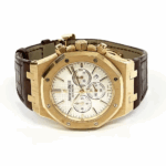 Audemars Piguet Royal Oak Chronograph 41mm Rose Gold with Silver Dial Replica