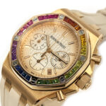 Audemars Piguet Royal Oak Chronograph Rose Gold With Biege Rubber Replica