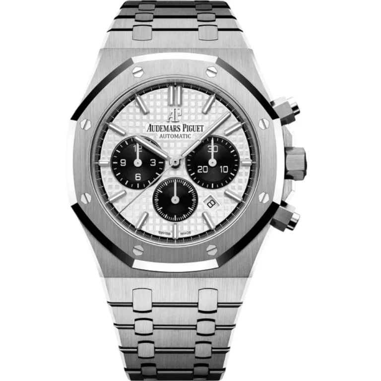 Audemars Piguet Royal Oak Chronograph Stainless Steel Watch Silver/Black Dial Replica