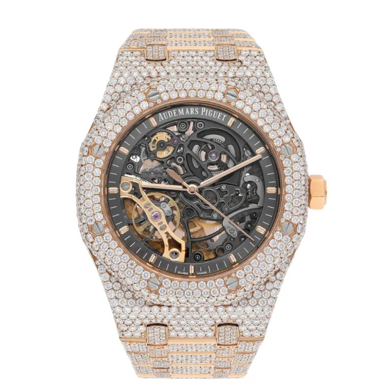 Audemars Piguet Royal Oak Double Balance Wheel Iced Out Replica