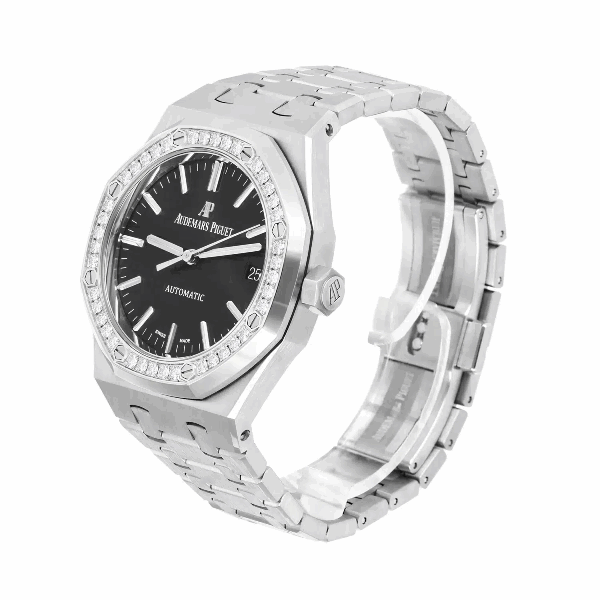 Audemars Piguet Royal Oak Ladies 37 Automatic Diamond Bezel Replica