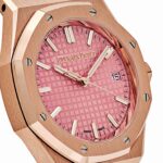 Audemars Piguet Royal Oak Ladies Rose Gold Pink Dial Replica