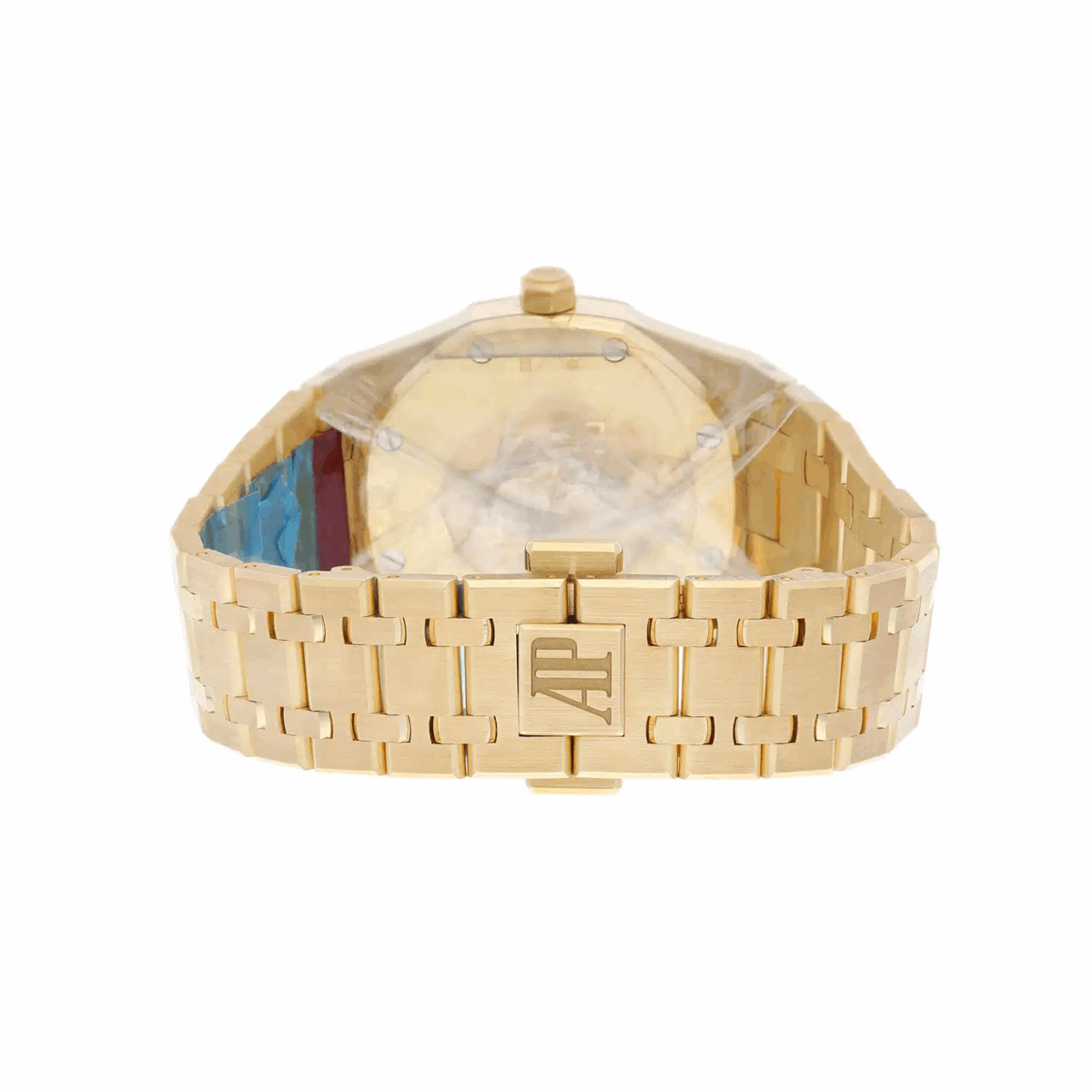 Audemars Piguet Royal Oak Lady 33 Blue Dial Yellow Gold Diamond Replica