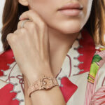Audemars Piguet Royal Oak Mini Frosted Rose Gold Quartz Replica