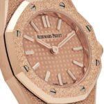 Audemars Piguet Royal Oak Mini Frosted Rose Gold Quartz Replica