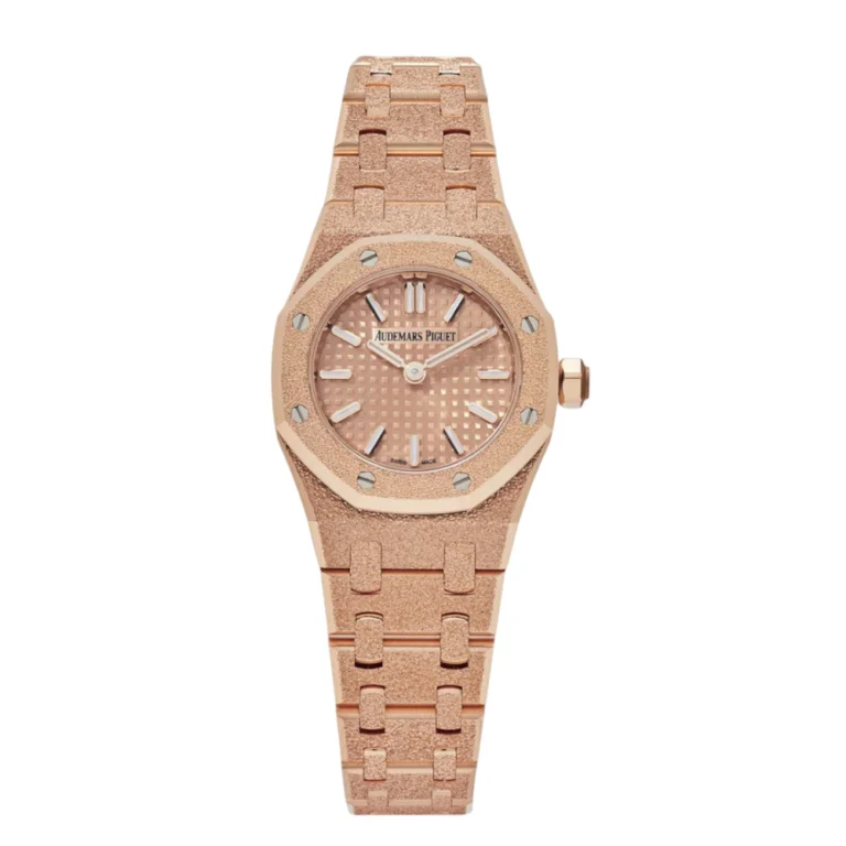 Audemars Piguet Royal Oak Mini Frosted Rose Gold Quartz Replica