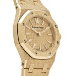 Audemars Piguet Royal Oak Mini Frosted Yellow Gold Quartz Replica