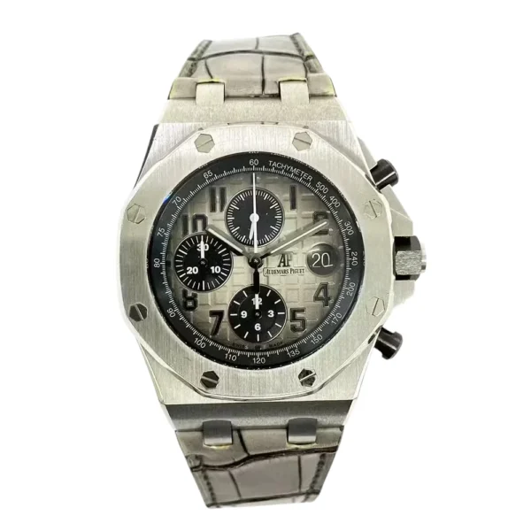 Audemars Piguet Royal Oak Offshore 42mm Platinum with Grey Dial Replica