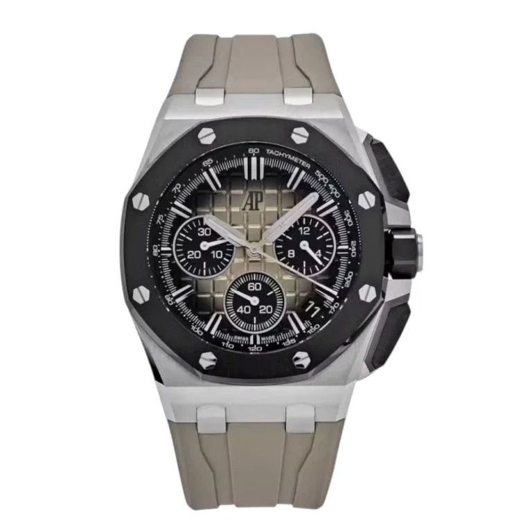 Audemars Piguet Royal Oak Offshore Chronograph 43mm Stainlesss Steel with Light Brown Dial Replica
