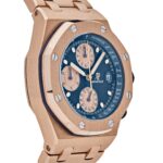 Audemars Piguet Royal Oak Offshore Chronograph Brick Rose Gold Blue Dial Replica