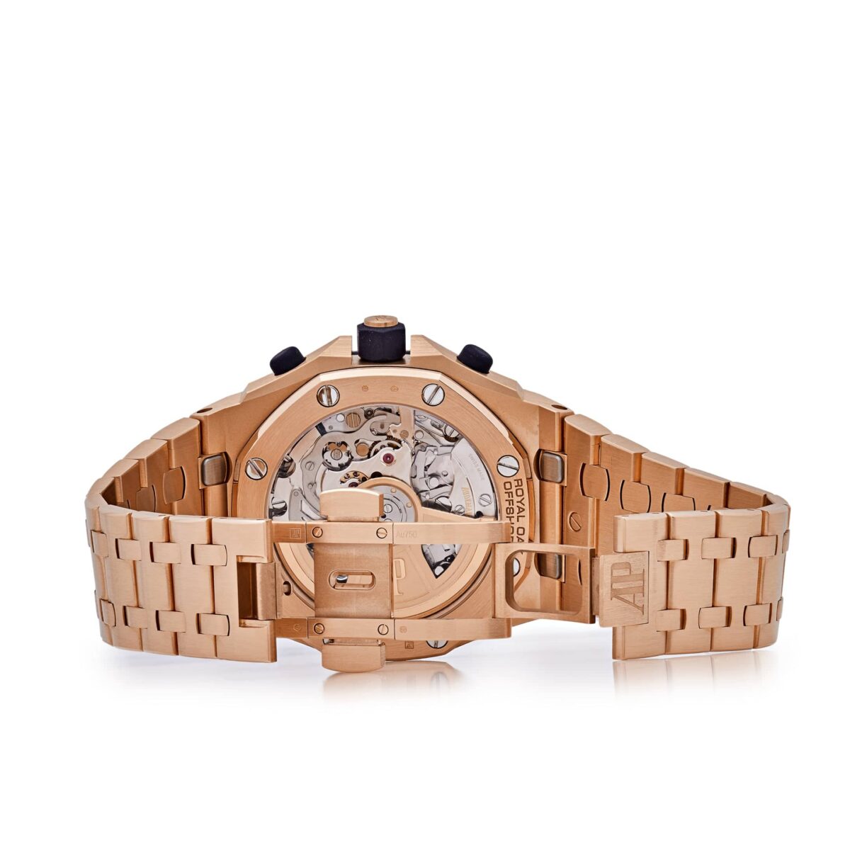 Audemars Piguet Royal Oak Offshore Chronograph Brick Rose Gold Blue Dial Replica