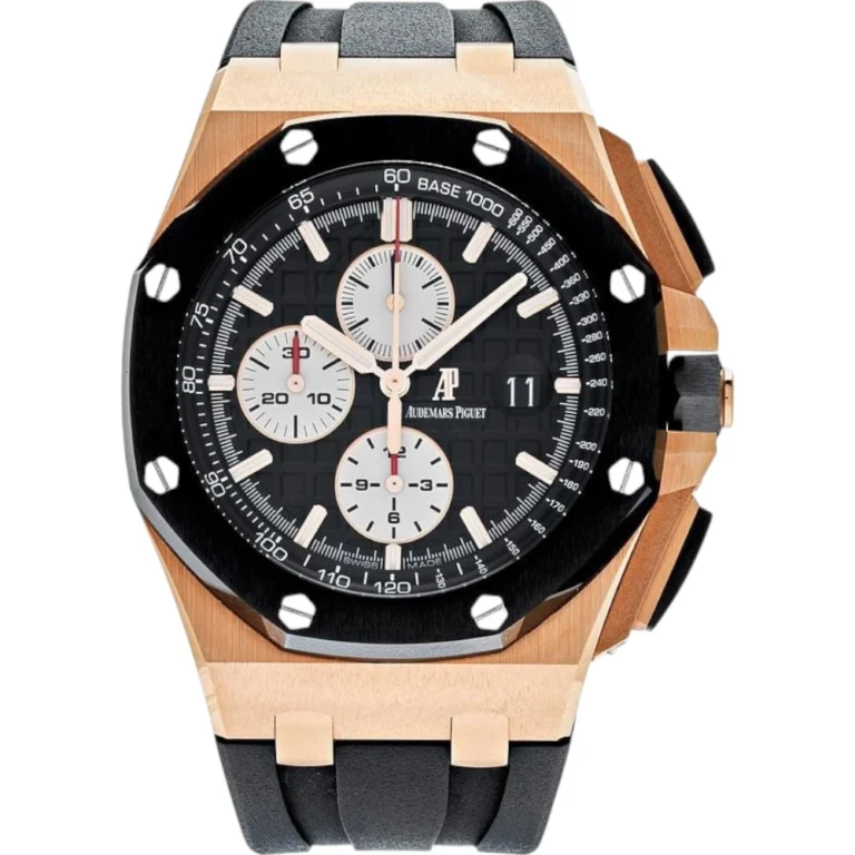 Audemars Piguet Royal Oak Offshore Chronograph Rose Gold Black Dial Replica