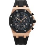 Audemars Piguet Royal Oak Offshore Chronograph Rose Gold Black Dial Replica