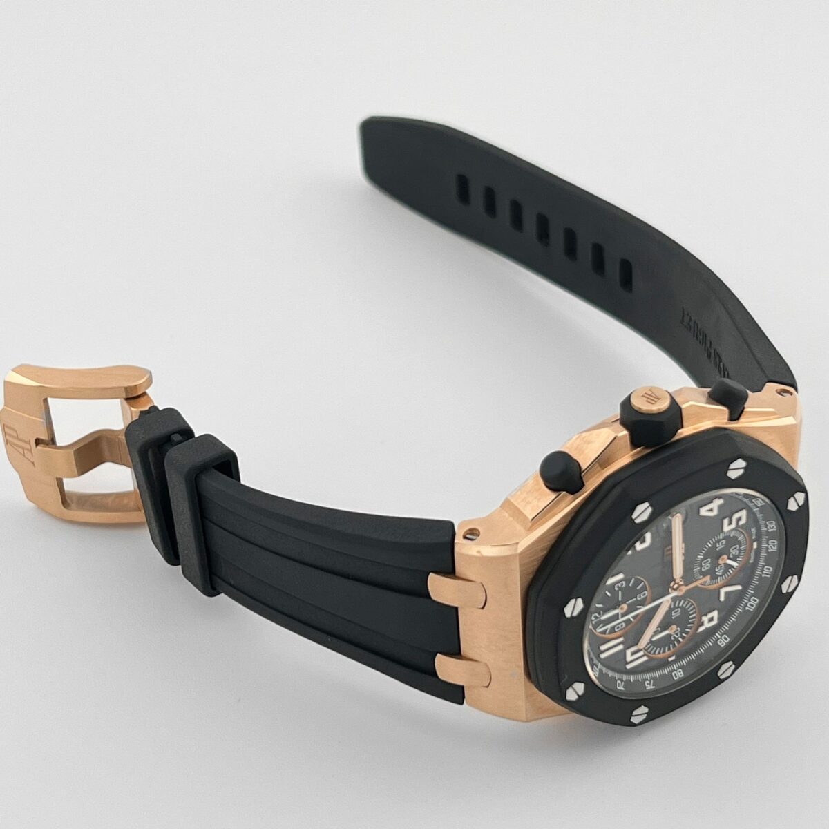 Audemars Piguet Royal Oak Offshore Chronograph Rose Gold Black Dial Replica