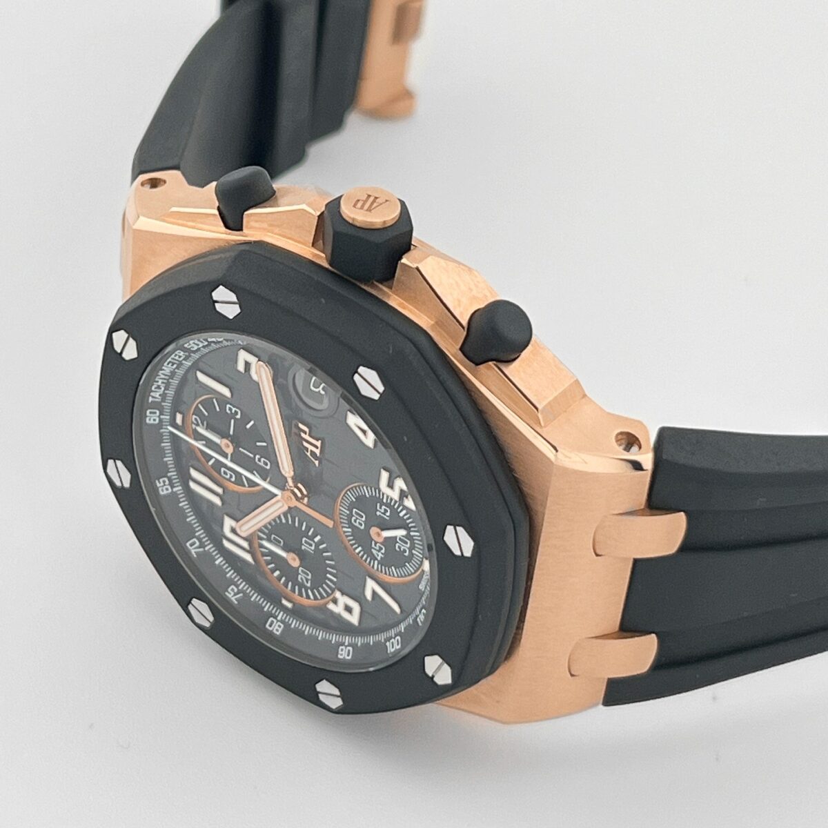 Audemars Piguet Royal Oak Offshore Chronograph Rose Gold Black Dial Replica