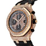 Audemars Piguet Royal Oak Offshore Chronograph Rose Gold Diamond Bezel Replica