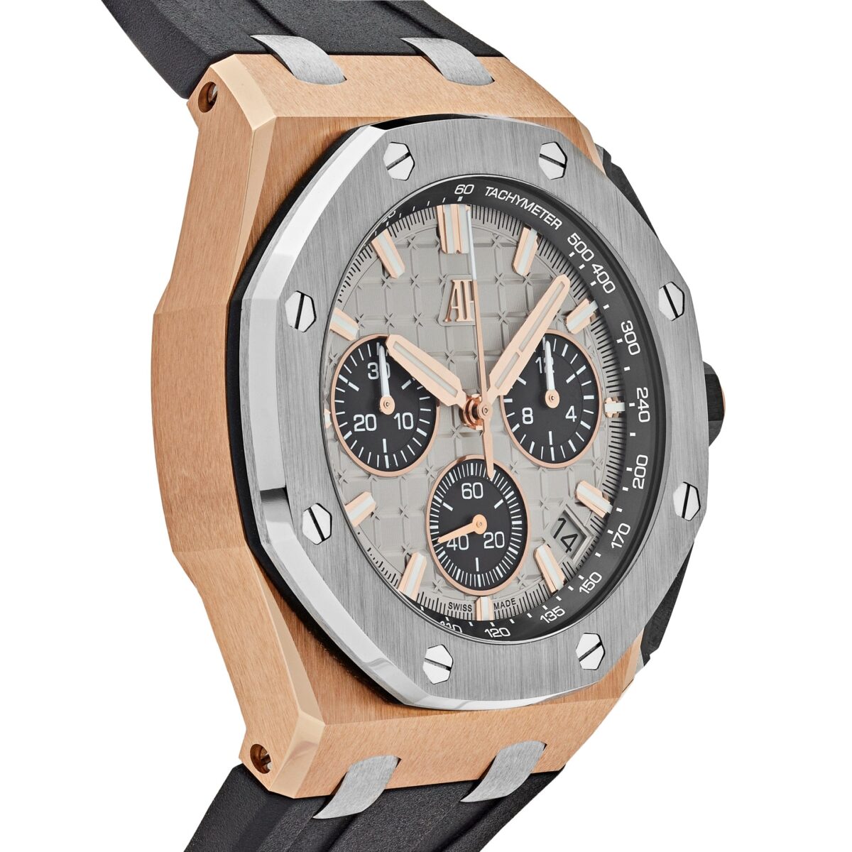 Audemars Piguet Royal Oak Offshore Chronograph Rose Gold Grey Dial Replica