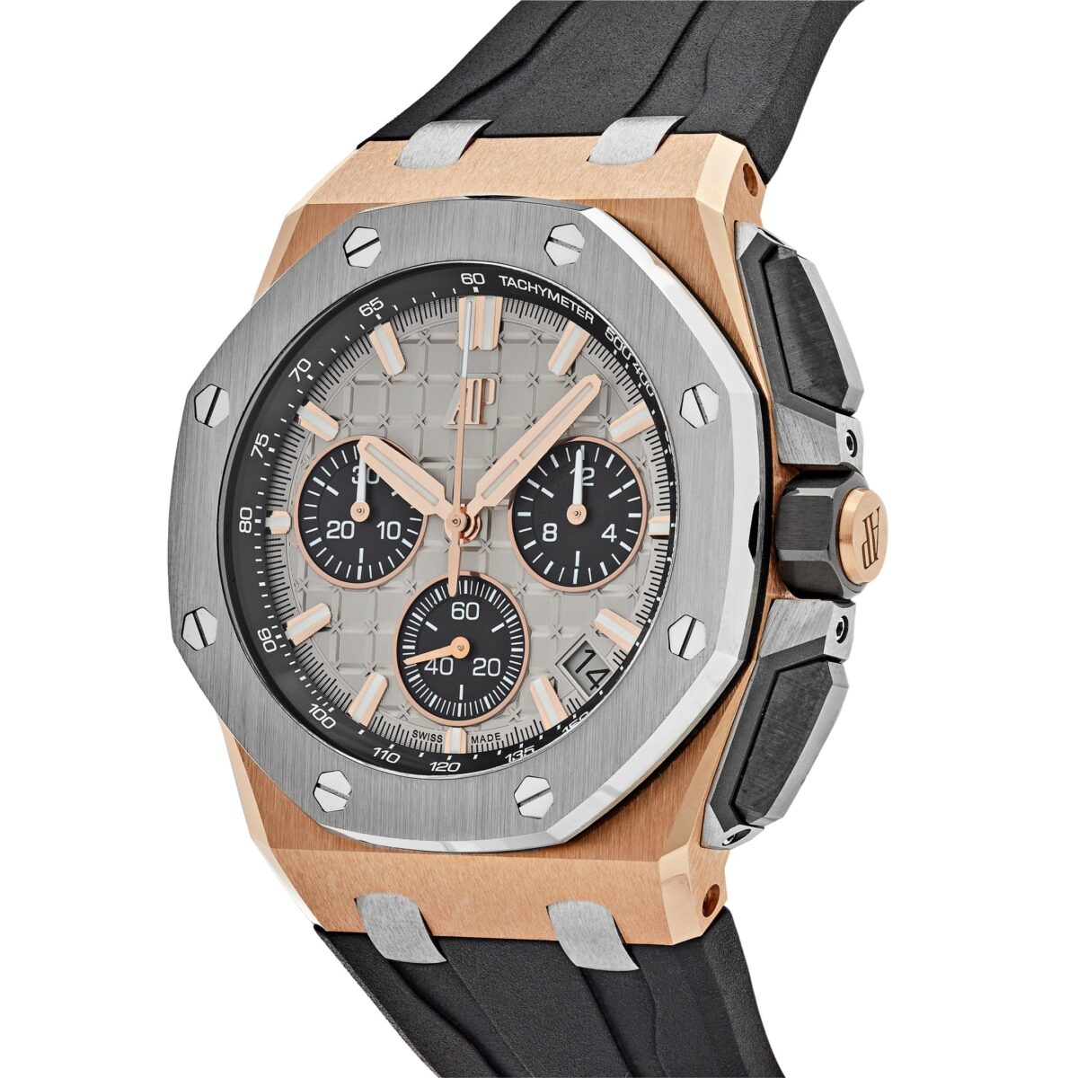 Audemars Piguet Royal Oak Offshore Chronograph Rose Gold Grey Dial Replica