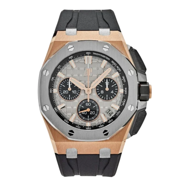 Audemars Piguet Royal Oak Offshore Chronograph Rose Gold Grey Dial Replica
