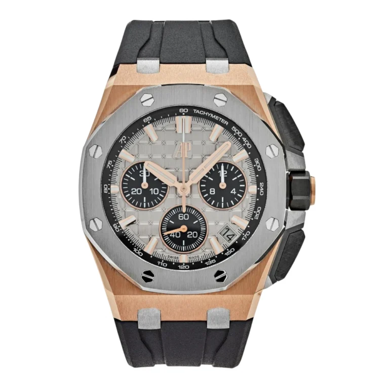 Audemars Piguet Royal Oak Offshore Chronograph Rose Gold Grey Dial Replica