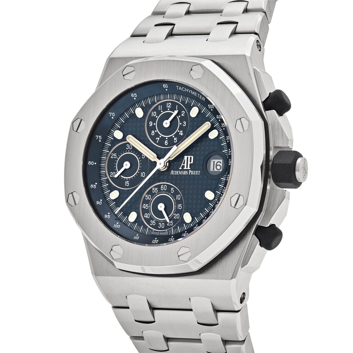 Audemars Piguet Royal Oak Offshore Chronograph Stainless Steel Blue Dial Replica