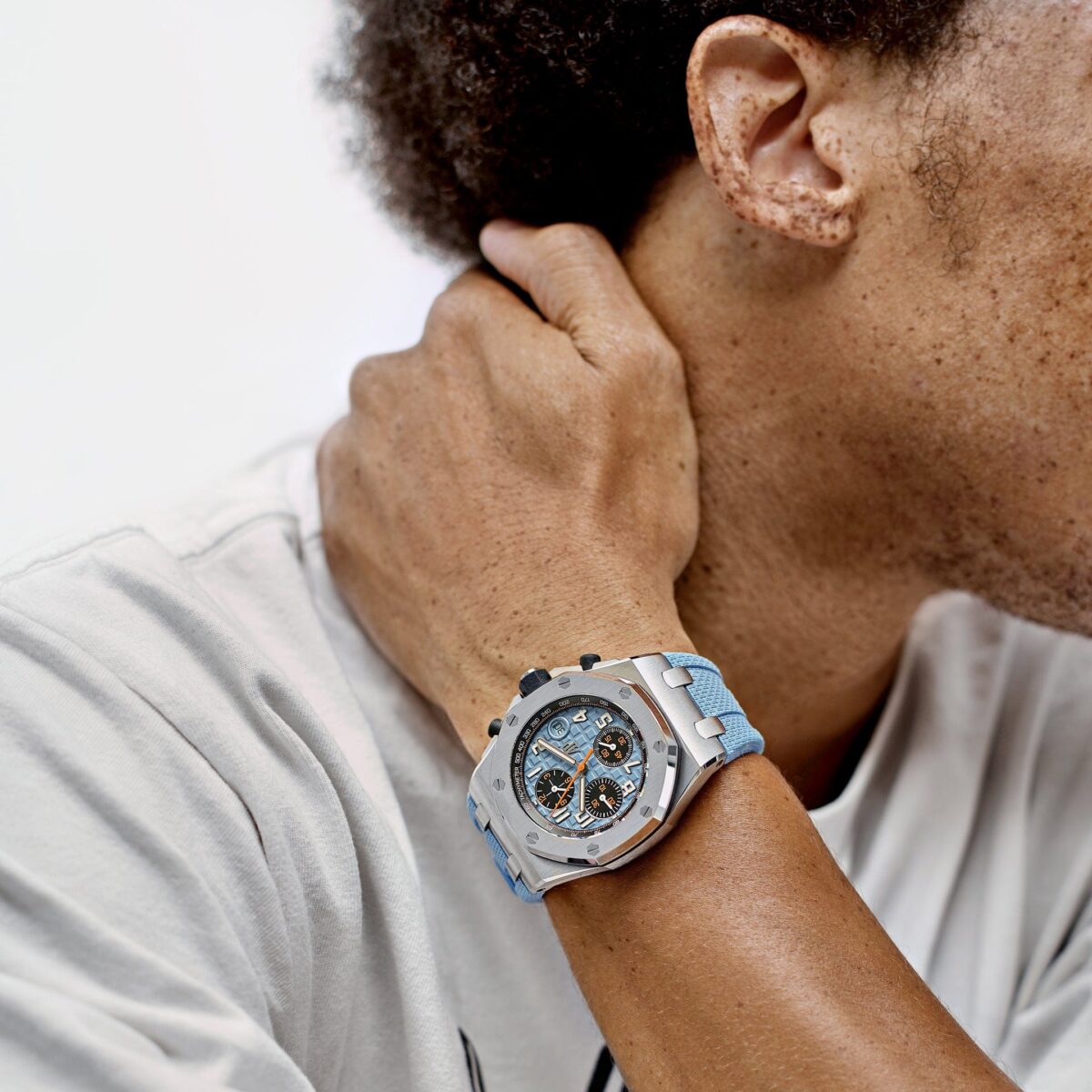 Audemars Piguet Royal Oak Offshore Chronograph Stainless Steel Blue Dial Replica