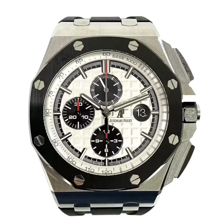 Audemars Piguet Royal Oak Offshore Chronograph Stainless Steel with White Dial Replica