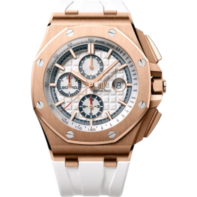 Audemars Piguet Royal Oak Offshore Chronograph Summer Byblos Edition Rose Gold White Dial Limited Edition Replica