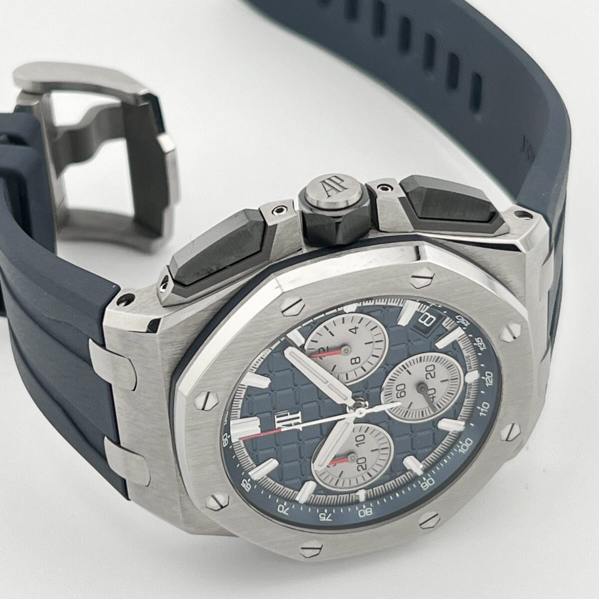 Audemars Piguet Royal Oak Offshore Chronograph Titanium Blue Dial Replica