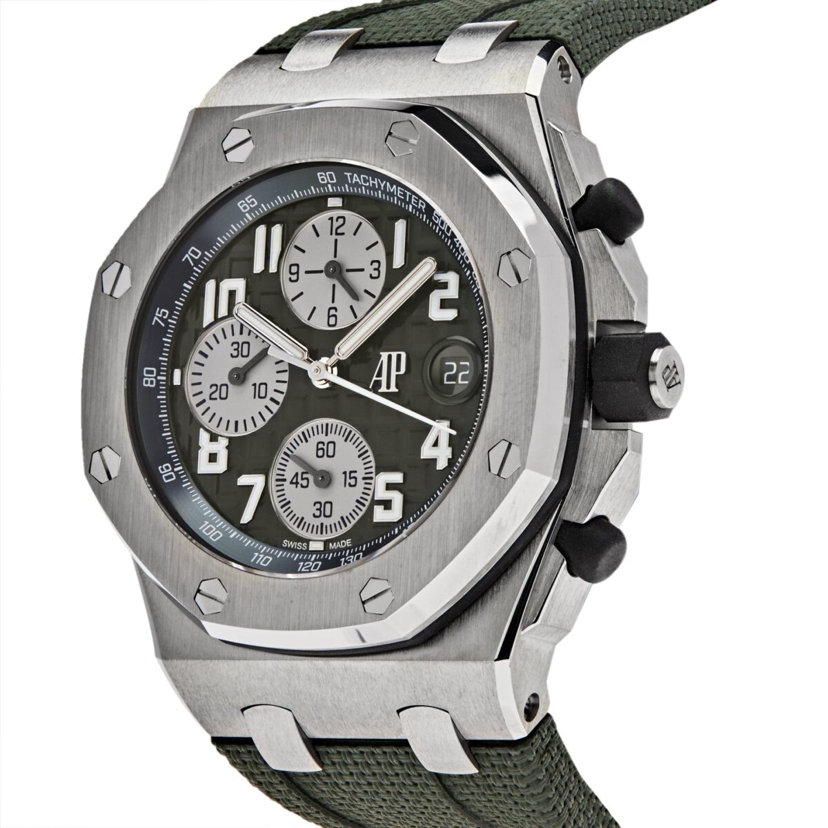 Audemars Piguet Royal Oak Offshore Chronograph Titanium Green Dial Replica