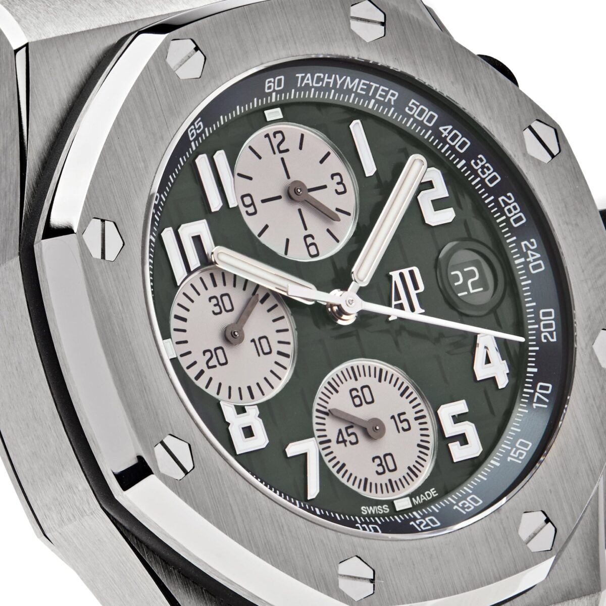 Audemars Piguet Royal Oak Offshore Chronograph Titanium Green Dial Replica