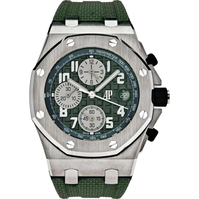 Audemars Piguet Royal Oak Offshore Chronograph Titanium Green Dial Replica