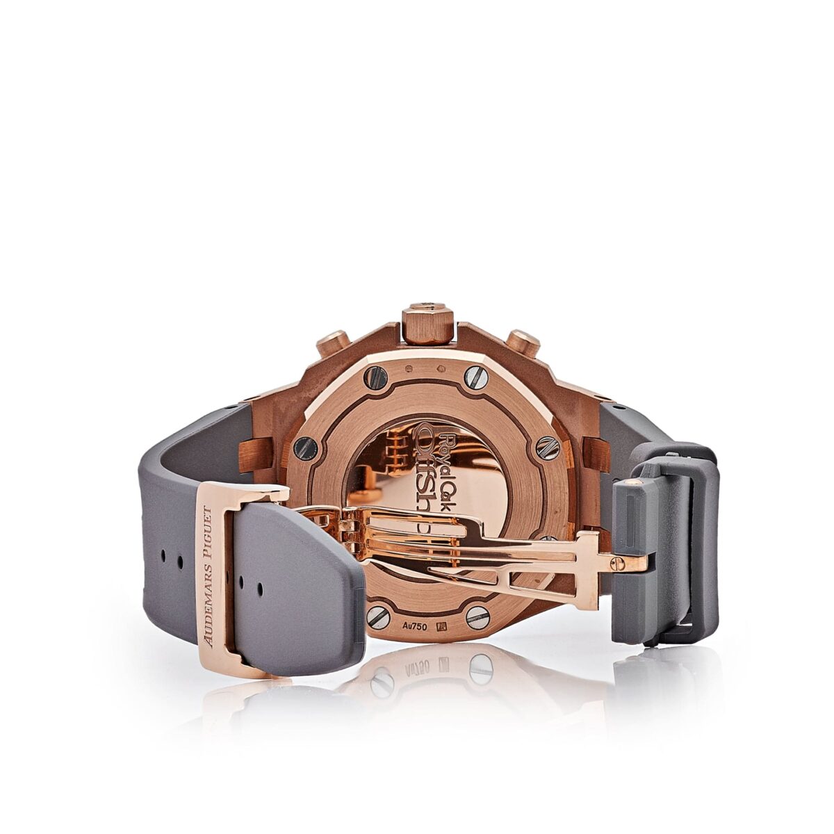 Audemars Piguet Royal Oak Offshore Ladies Rose Gold Diamond Bezel Silver Dial Replica