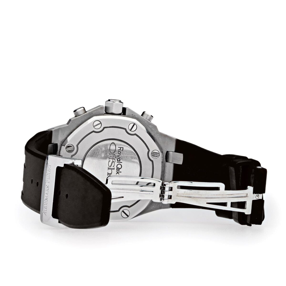 Audemars Piguet Royal Oak Offshore Lady Stainless Steel Black Dial Diamond Bezel Replica