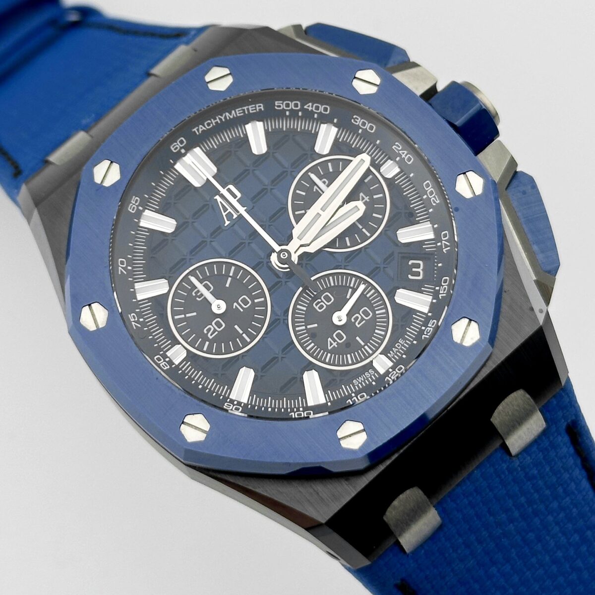 Audemars Piguet Royal Oak Offshore Selfwinding Chronograph Black/Blue Ceramic Replica